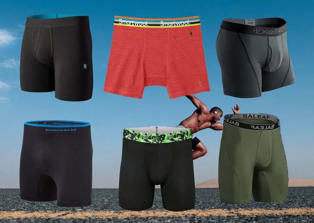 A compilation of the best running underwear for men that prevents chafing